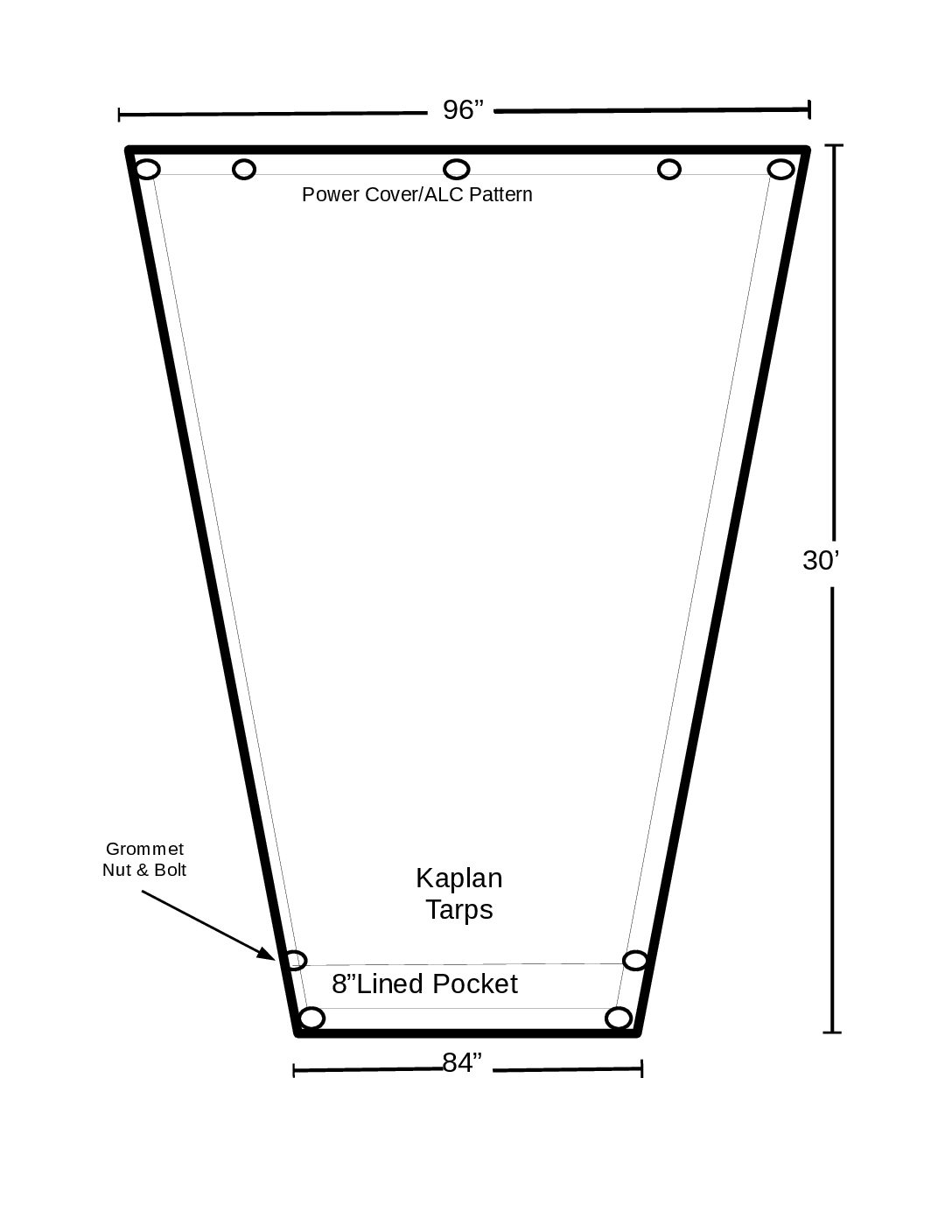 Kaplan Tarps & Cargo Controls tapered tarps icon